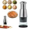 Manual Food Chopper Stainless Steel Garlic Press Multi-Function Onion Potato Pepper