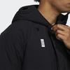 Adidas Wuji Down Jacket Winter Warm Mid-Length Hooded Outerwear Men Outerwear Black H23102