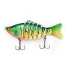 10CM/15.5G Multi-Jointed Fishing Lure with Hooks Realistic 7-Section Swimbait Bionic Hard Artificial