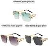 Metal Frame Sunglasses Men Women Polarized Uv Blocker For Outdoors And Driving