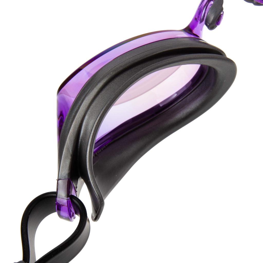 Mizuno Swimming Goggles for Fitness Purple with Ice Blue Mirror Swimwear, N3JE800168,