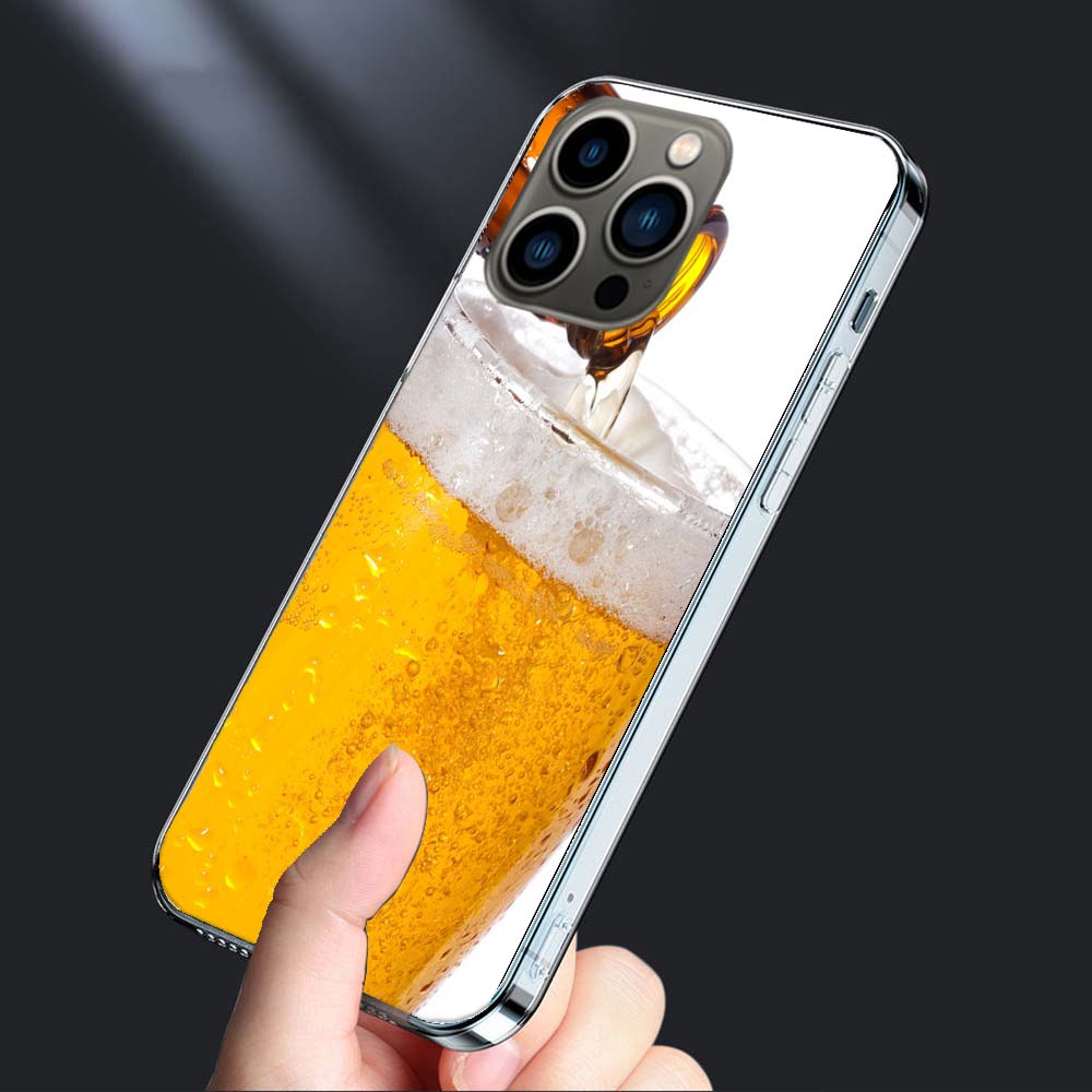 Свежее холодное пиво Чехол для телефона Для Iphone 16E 15 Pro 14 Plus 17E 16 17 Pro Max Air 11 12 13 Mini Ударопрочный Capa Милый Чехол TPU