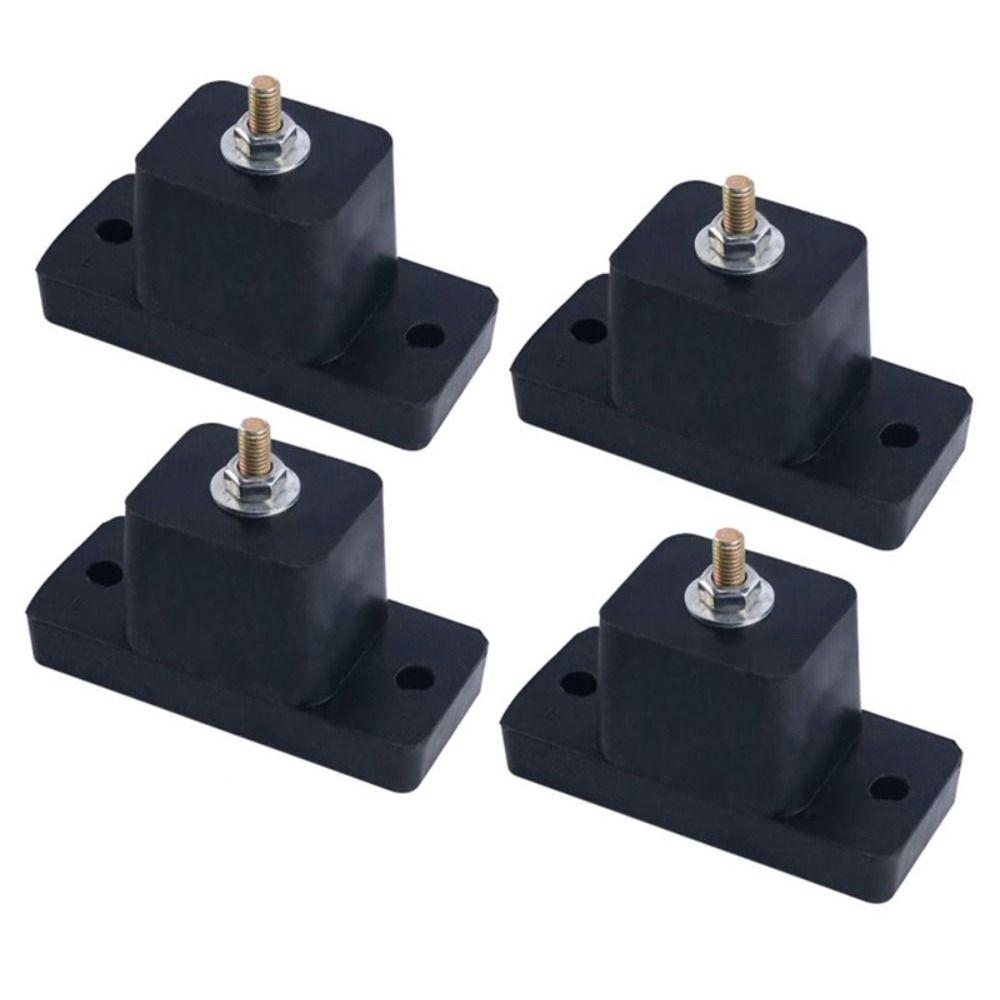 4Pcs Absorbing Vibration Damping Pad Foot Pad Rubber Mount Shock Air Conditioner Bracket Outdoor