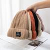 Winter Hat for Women with Plush Insulation Soft Versatile Showing Off Face Small Knit Yarn Hat