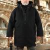 Доступный: Европейский и американский мужской шерстяной худи средней длины - Повседневный топ Осень/Зима