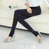 Women's Winter Solid ColorThick Velvet Warm Leggings Tight Elastic High Waist Pants