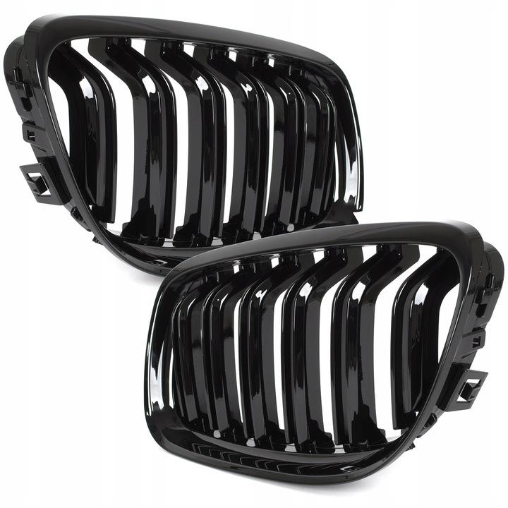 Nerki Grill Atrapa Czarny Połysk Do Bmw E90 E91Lifting 2008-2013