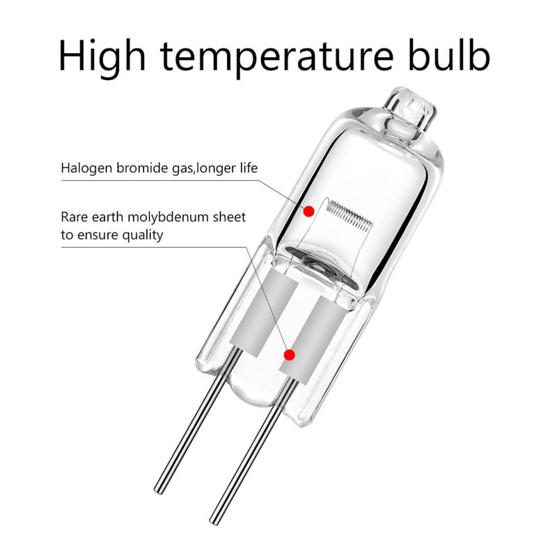 12 В 20 Вт 10 Вт лампочка для освещения микроволновой печи светодиодные лампочки с 2-контактным разъемом для замены старых