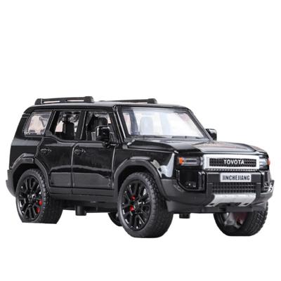 1/32 Toyota 2024 PRADO Land Cruiser Внедорожник Сплав Модель автомобиля Литой металл Внедорожные автомобили Модель автомобиля Звук Свет Детская игрушка Подарок
