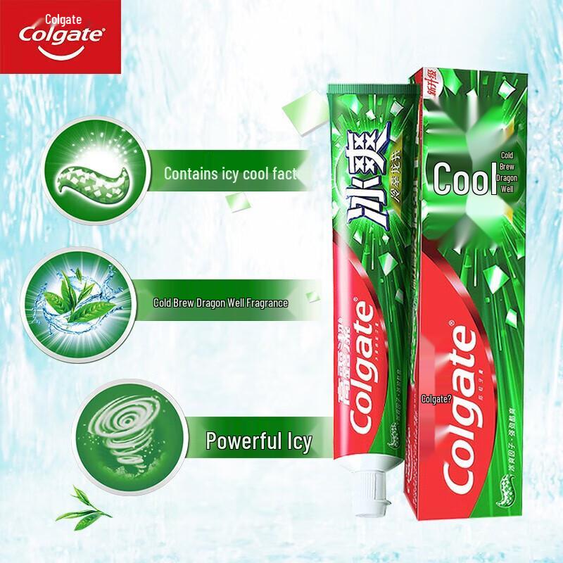 Colgate Ice Fresh Mint Toothpaste with Longjing Tea Flavor