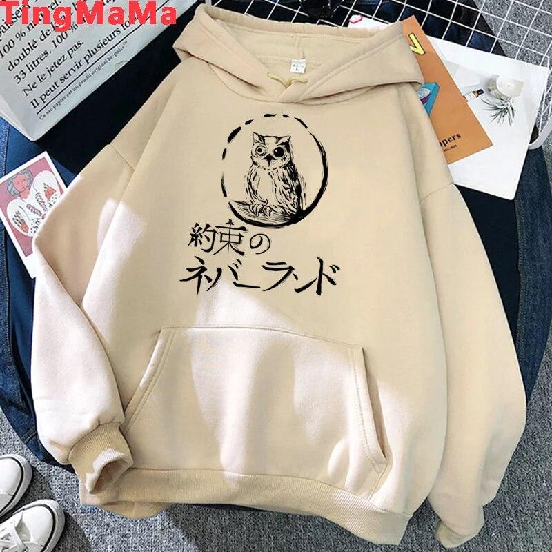 The Promise Neverland Hoodies Unisex Harajuku Y2k Aesthetic Anime Graphic Unisex Sweatshirts Anime Korea Unisex Hoodie