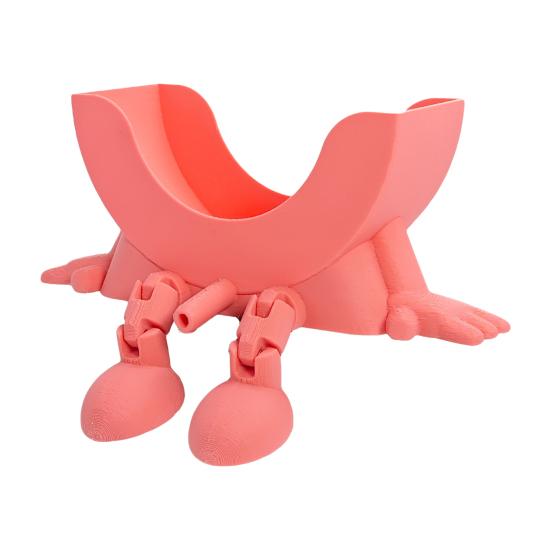 Забавный держатель для губок для мытья посуды, 3D-печатный круглый подставка для губок с дренажем, держатель для губок на столешницу для кухонной раковины в ванной
