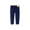 Джинсы прямого кроя Levis однотонные с принтом букв Детские джинсы Темно-озерно-синий LV2412067GS-001