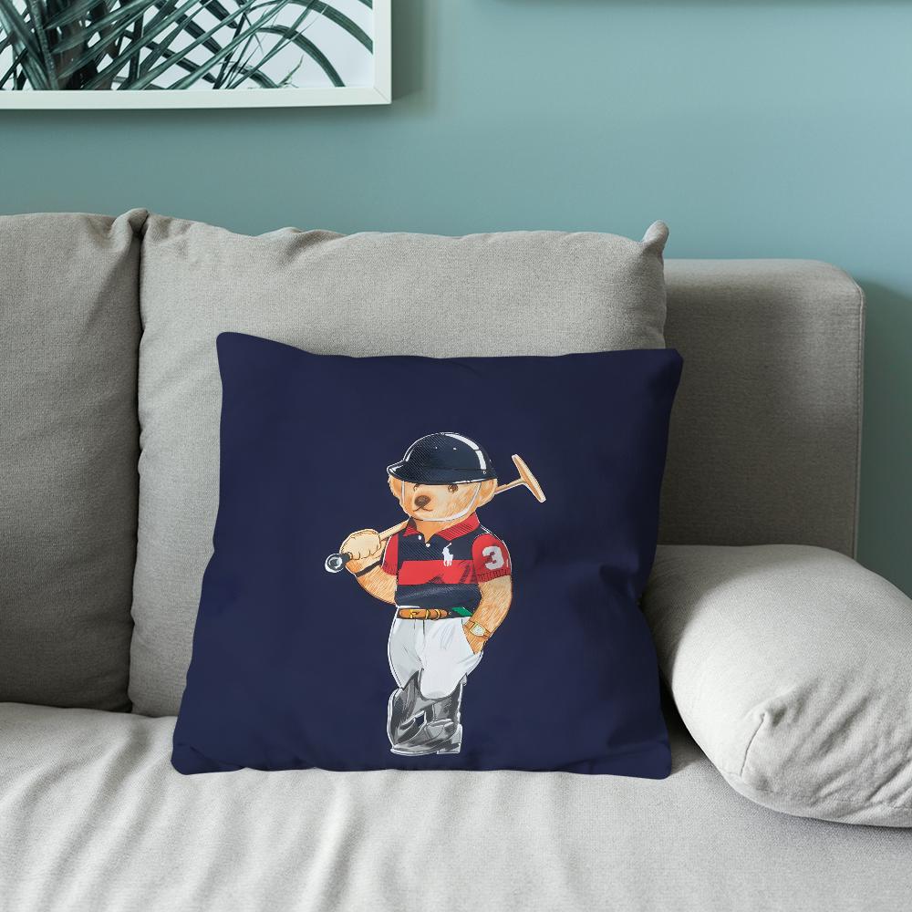 Cool PPolo BBearS Pillow Case Pillow Case Soft Cushion Cases for Farmhouse Sofa Decor Home Decorations and Protector