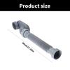 Flexible Bathtub Drain Pipe Easy Installation Trap Space Saving ABS Drain Pipe Bathroom Drain Replacement Simple To Use