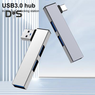 Док-станция для ноутбука с портами USB, быстрое расширение возможностей подключения, компактный дизайн, портативный универсальный концентратор-расширитель