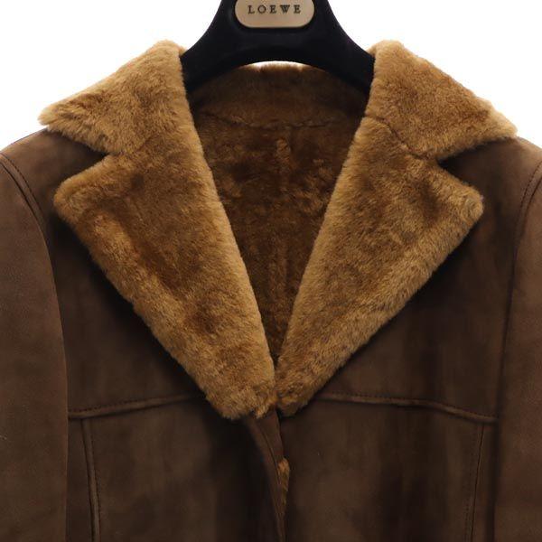 Loewe Куртка из овчины, кожа мутон, 36, Коричневая, натуральная кожа, Женская, Б/у