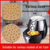 In Stock Natural Color Air Fryer Liner, Food Grade Disposable Baking Paper