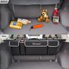 Car Trunk Organizer And Storage, Backseat Hanging Organizer For SUV, Truck, MPV, Waterproof, Collapsible Cargo Storage Bag With 4 Pockets, Car