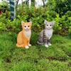 Котёнок Милое Животное Сад На Открытом Воздухе Двор Дом Украшение Балкон Садоводство Комната Животных Поделки Декоративные Домашние Аксессуары