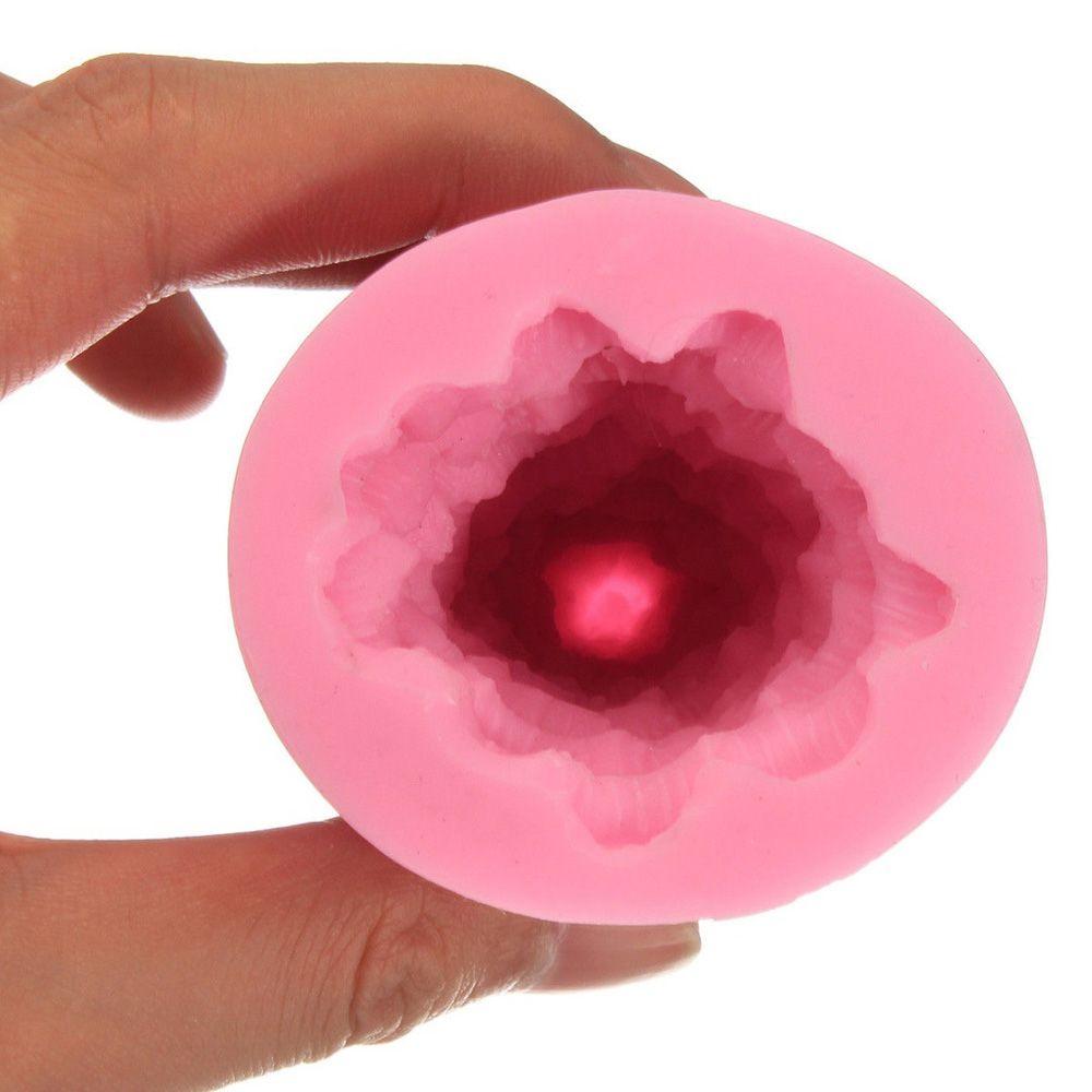 Силиконовая форма для торта в виде 3D елки ручной работы, для свечей из мастики, рождественская форма для выпечки, форма для мыла