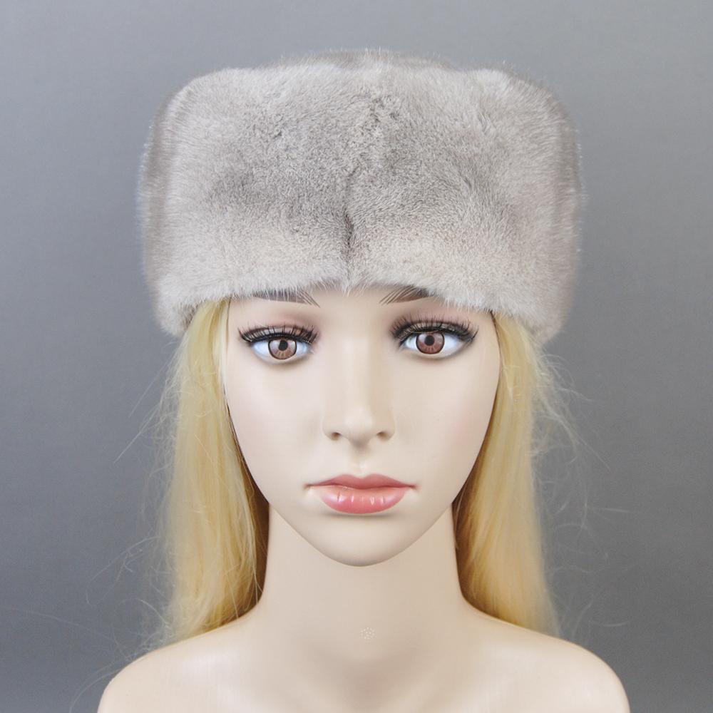 2023 женская зимняя элегантная европейская и американская модная женская шапка из натурального норкового меха, шапка из 100% натурального натурального меха норки