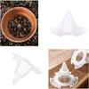 20 Pack Flower Pot Hole Mesh Pad,Cone Bottom Grid Gasket Drain Mat Cover Drainage Screen for Plants Bonsai Gardening Breathable Hydrophobic