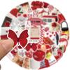 50 Красных Новогодних Наклеек для Ручного Счета, Граффити, Могут Украсить Чемодан, DIY Водонепроницаемые Наклейки, Самые Горячие для Весеннего Фестиваля
