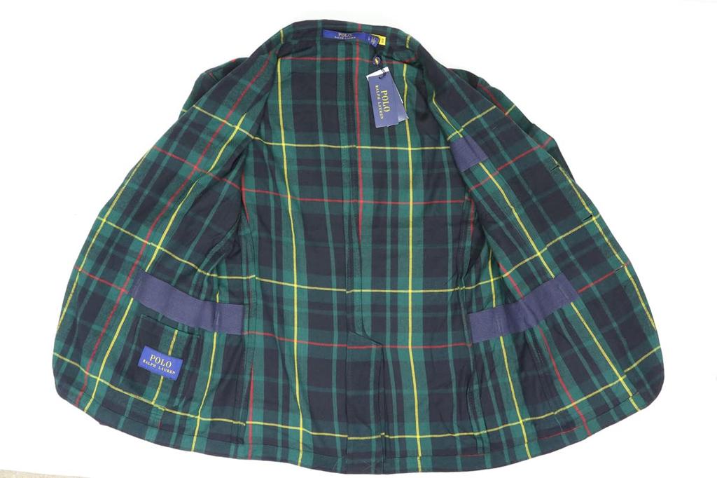 POLO RALPH LAUREN Хлопковая фланель Размер Мульти Мужской пиджак/блейзер, M, 0101984, [Б/у]