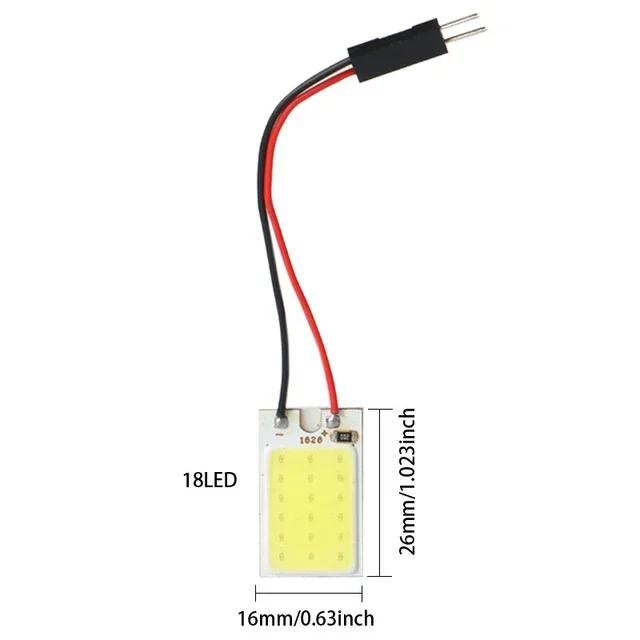 4 PCS Car Interior Accessories 18/24/48 SMD T10 4W 12V COB Car Interior Panel LED Lights Lamp Bulb Car Dome Light Car Panel