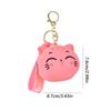 Doll Silicone Cat Coin Bag Kawaii Earphone Bag Sweet Coin Purse Keychain  Kids