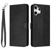For Nothing CMF Phone 2 Pro Case Flip Stand Calf Texture PU Leather Wallet Phone Cover with Strap