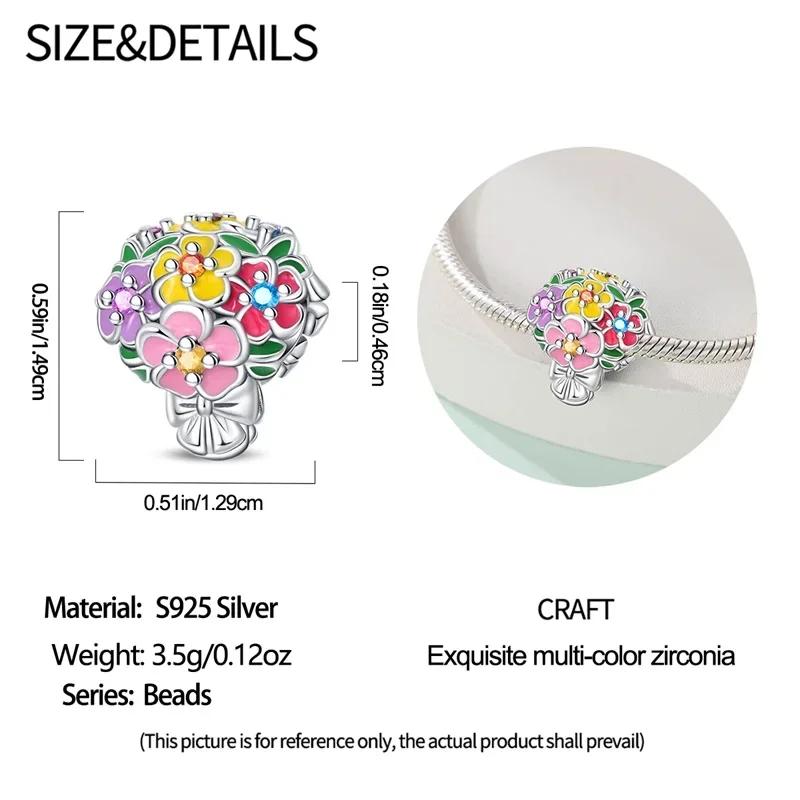 Copper Bouquet Of Flowers Cat Swallow Snail Butterfly Pendant Charms Beads Fit Bracelet Diy Birthday Jewelry Gift