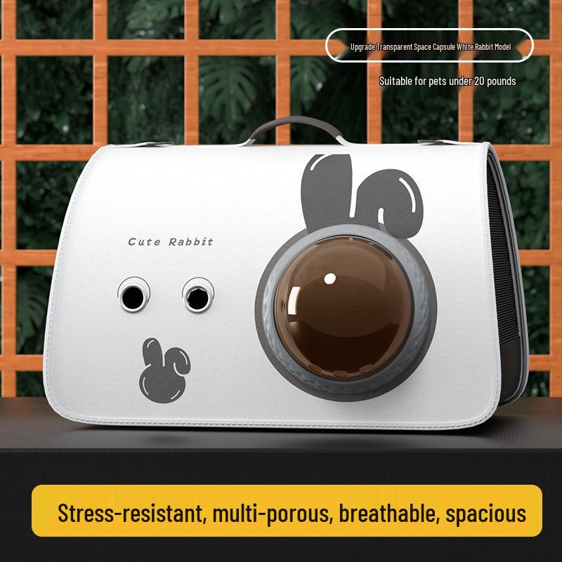 Портативный рюкзак для кошек с прозрачным куполом для путешествий