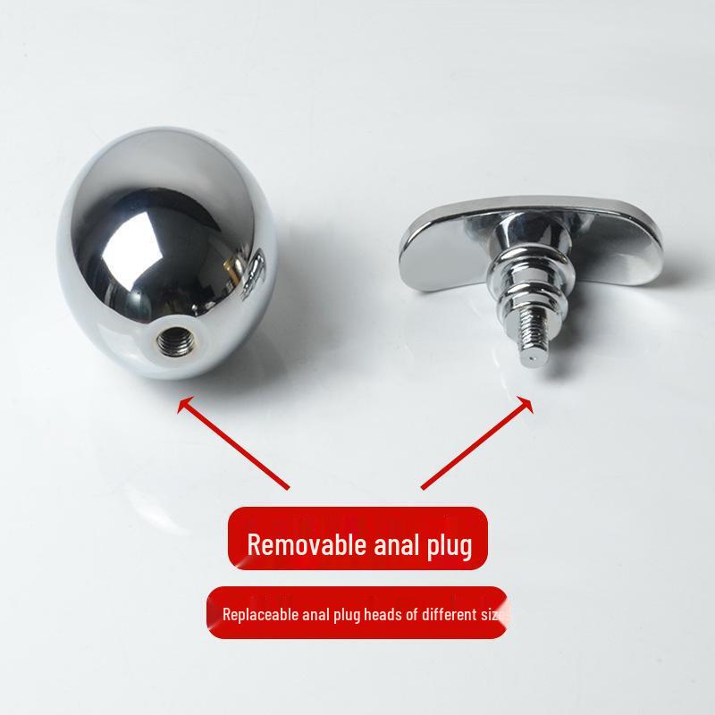Регулируемый съемный металлический анальный стимулятор для тренировок и ношения на улице