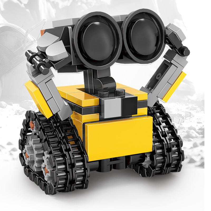Популярный Маленький Набор Строительных Блоков Wall-E Идея Moc Технический Вневременная Модель из Фильма Сборка Строительных Блоков Детская Игрушка Подарок