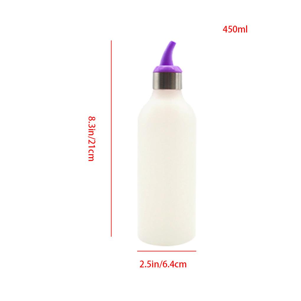 Hot\! 450ml Plastic Bottle Condiment Bottles Dispenser For Sauce Vinegar Ketchup Mustard Kitchen Accessories