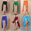 Belly Dancing Performance Hip Scarf Belt Milk Silk Wave Tassel Dance Skirt 12 Colors