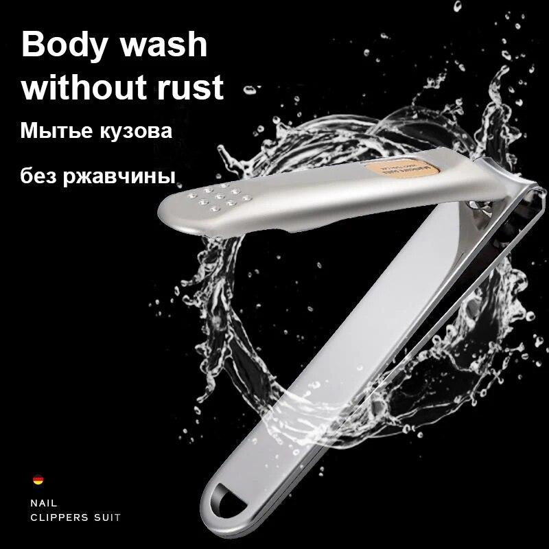 Xiaomi Триммер для ногтей Ножницы для педикюра Кусачки для ногтей Нержавеющая сталь Защита от брызг Резак для ногтей на пальцах Руки Маникюрные инструменты Дизайн по принципу бионики