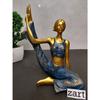 Resin Yoga Lady Home & Office Decor Fantasy Showpiece