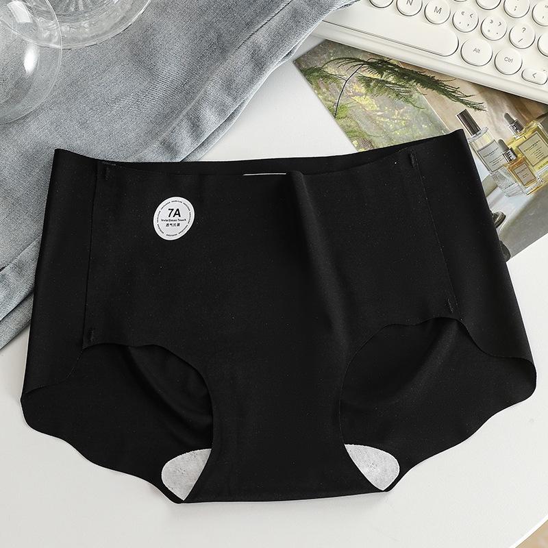 Волнистый комфорт: Высокоэластичные хлопковые трусики для йоги со средней посадкой и антибактериальной ластовицей для женщин