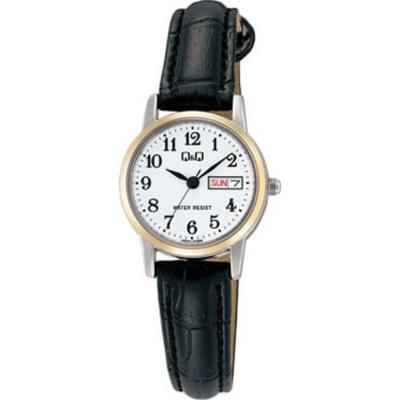 Женщины A207-504 ( Смотреть Q&Q Day-Date) Круглые часы, черные, аналоговые