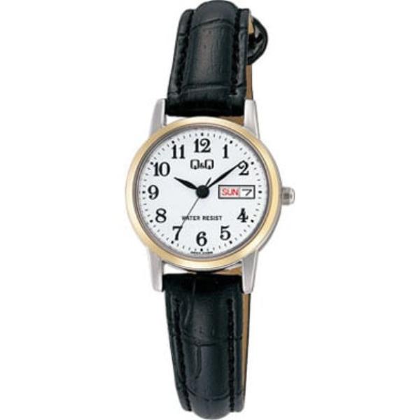Citizen Женщины A207-504 ( Смотреть Q&Q Day-Date) Круглые часы, черные, аналоговые