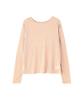 Natural Beauty Lame Sheer Long Pink [N Basic] T-Shirt, Women's,