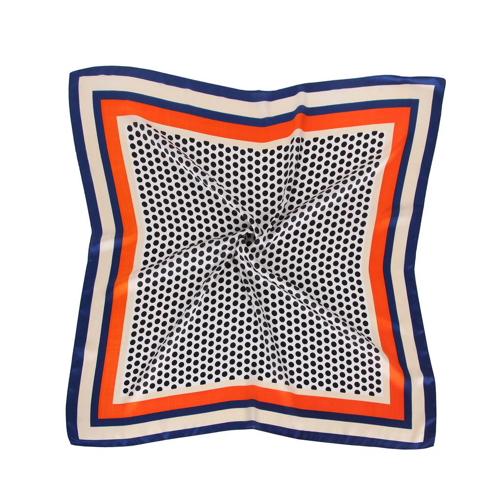 70 * 70 Солнцезащитный маленький квадратный шарф с большим принтом, женский шелковый шарф, тонкий легкий солнцезащитный шарф, повязка на голову