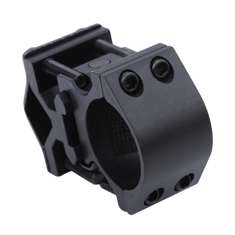 Tactical Hunting Rifle Optical Sight Bracket Flashlight Torch Clip Holder Support