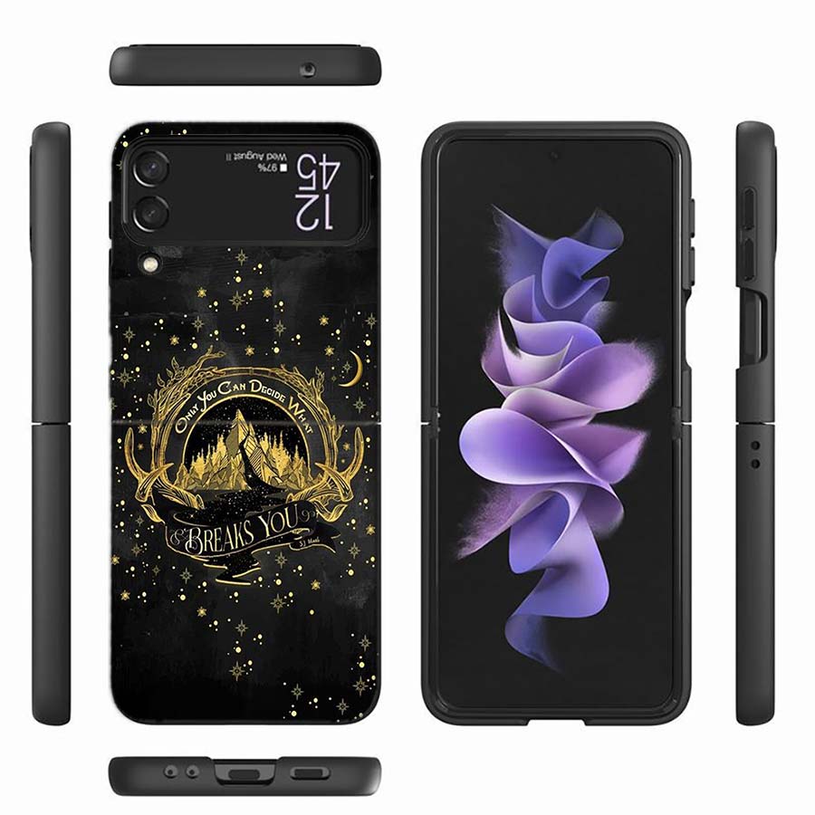 Чехол для телефона Sarah J Maas «Королевство шипов и роз» для Samsung Z Flip 6 7 5G Z Flip 5 Galaxy Z Flip 3 4 5G ZFlip Ударопрочный Жесткий C
