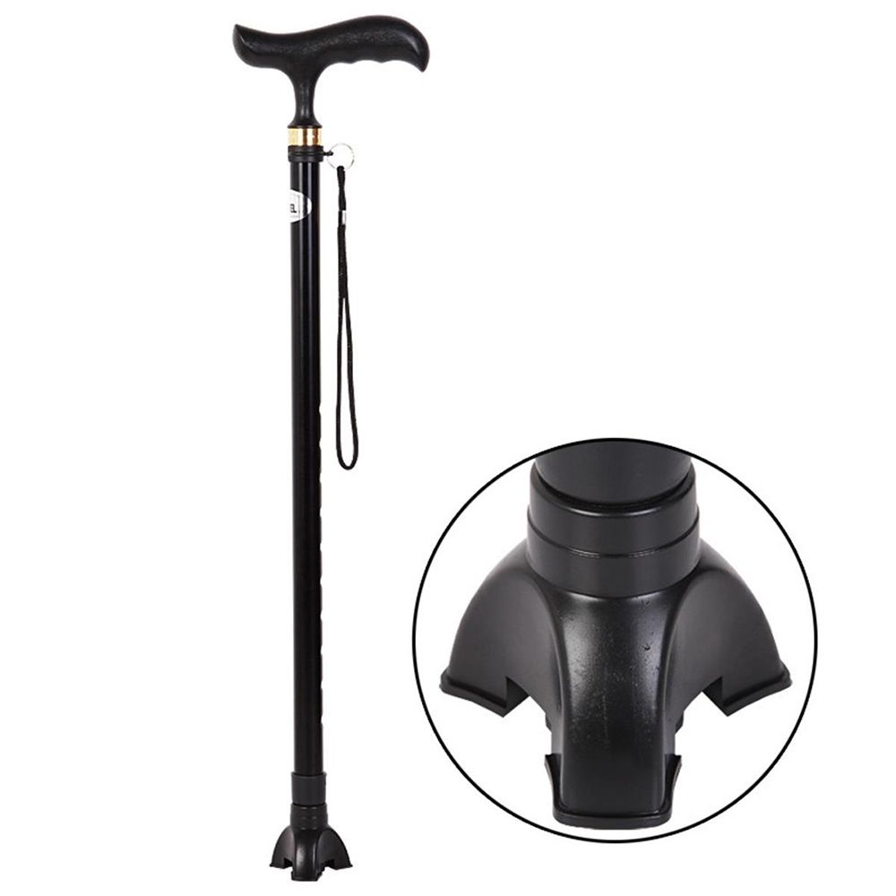 Canes Walking Stick Protect Cover Tripod Shaped Tip Replacement Non-slip Pad End Bottom Cap