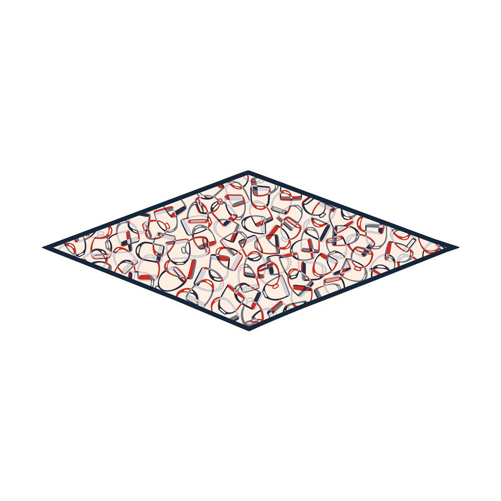 Diamond Scarf Fly Horse Print Brand Silk Scarves Wraps Women Luxury Bandana Headband Lady Hijabs Foulards Neckerchief Shawl