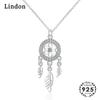 Lindon женское медное циркониевое ожерелье, кулон, подарок на вечеринку